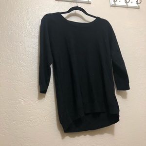 Black 3/4 sleeve top